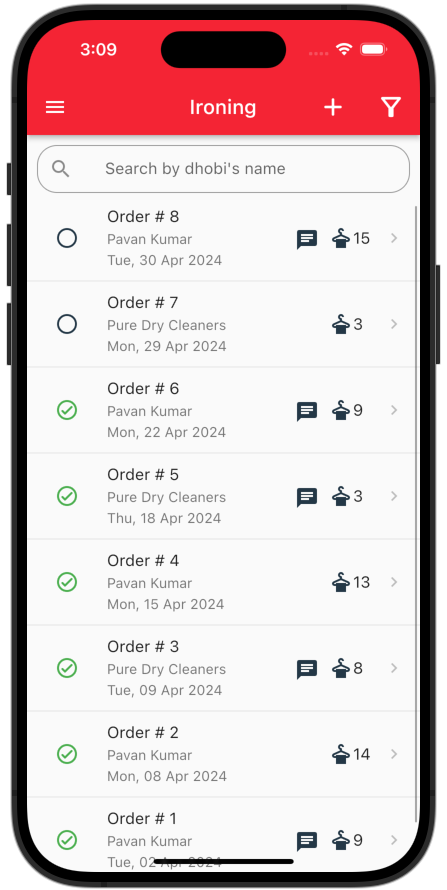 Manage your orders